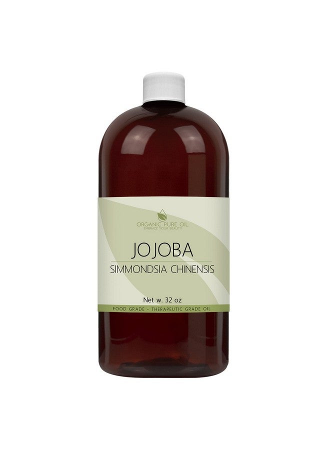 100% Pure Jojoba Oil 32 Oz Cold Pressed Carrier Oil For Hair Skin Face Lips Massage Makeup Remover Soaps