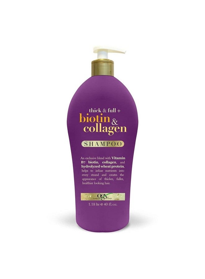 Thick & Full Biotin Collagen Shampoo 40 Fl Oz