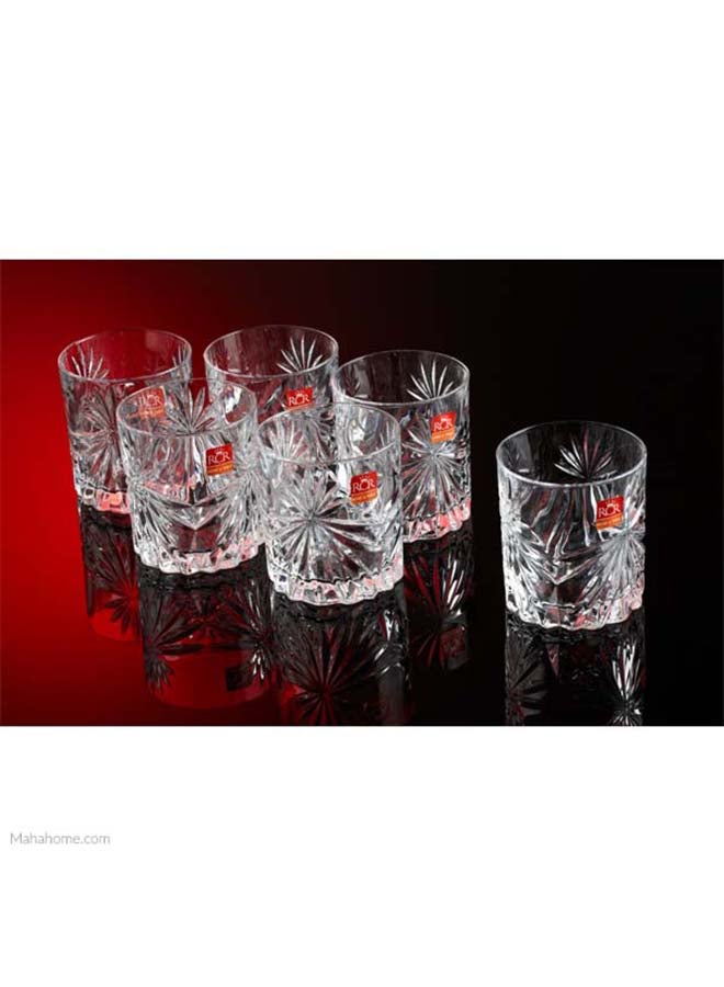 Oasis Set Of 6 Pieces Old Fashion Cup Clear 320ml