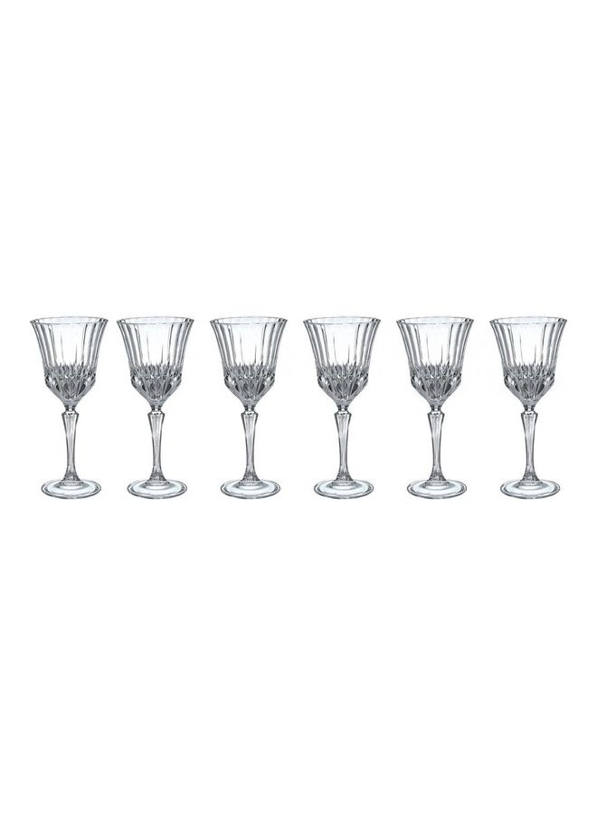 Crystal Glasses Set of 6 Clear