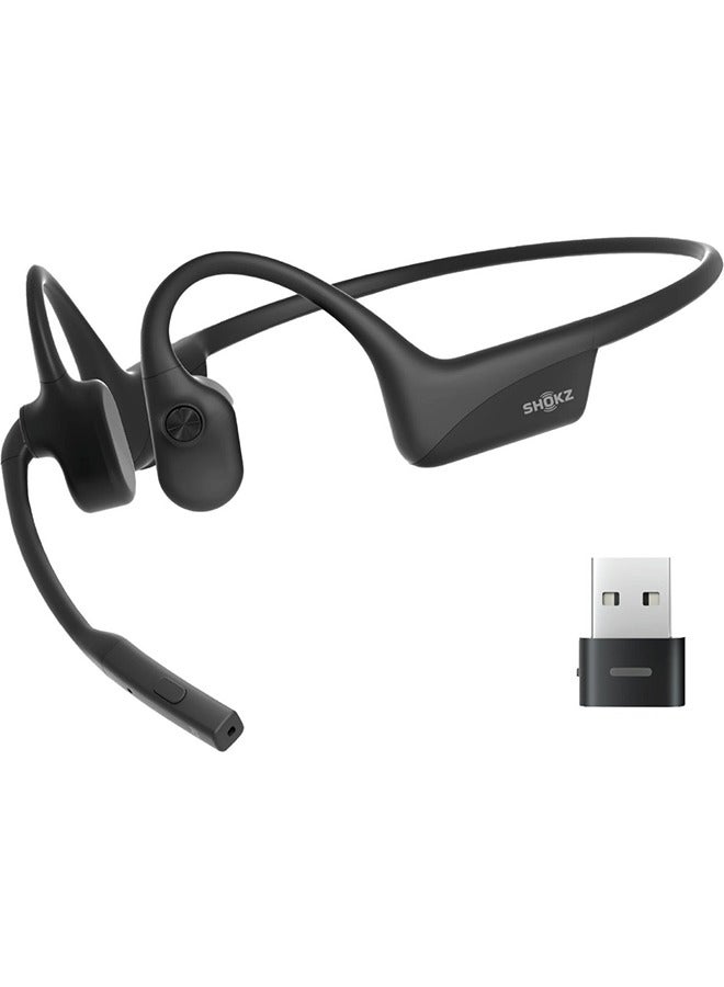 OpenComm 2 UC USB-A Bluetooth Bone Conduction Headset Black