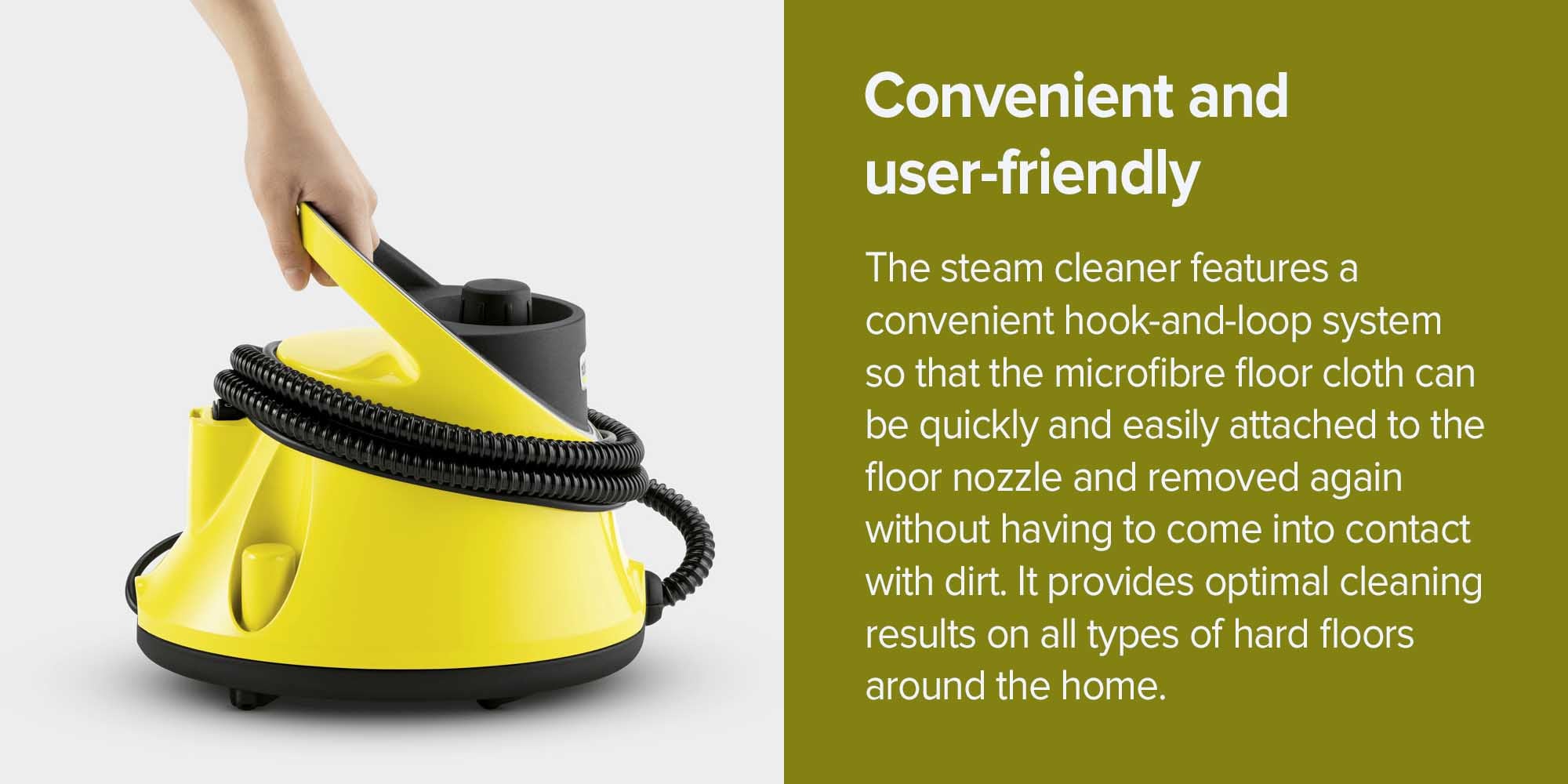 Steam Cleaner Sc 2 Deluxe Easyfix 1 L 1500 W 15132430 Yellow/Black/White