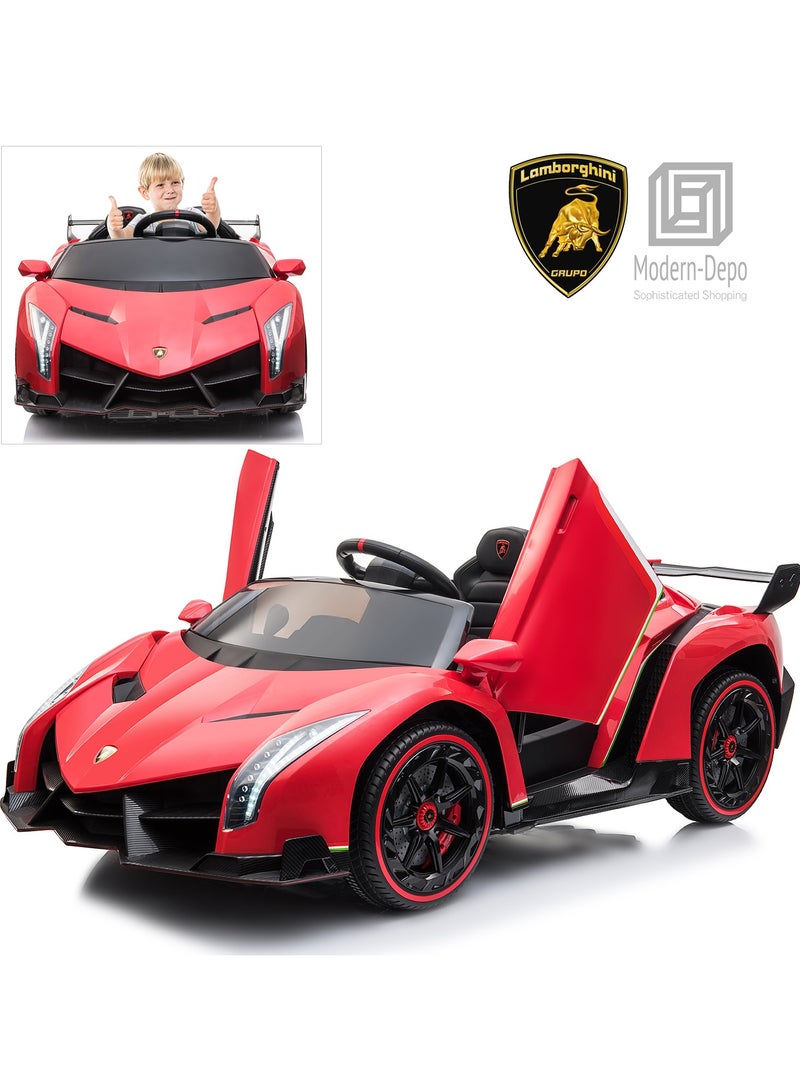 Lamborghini Veneno Ride-On Car with Remote Control For Kids