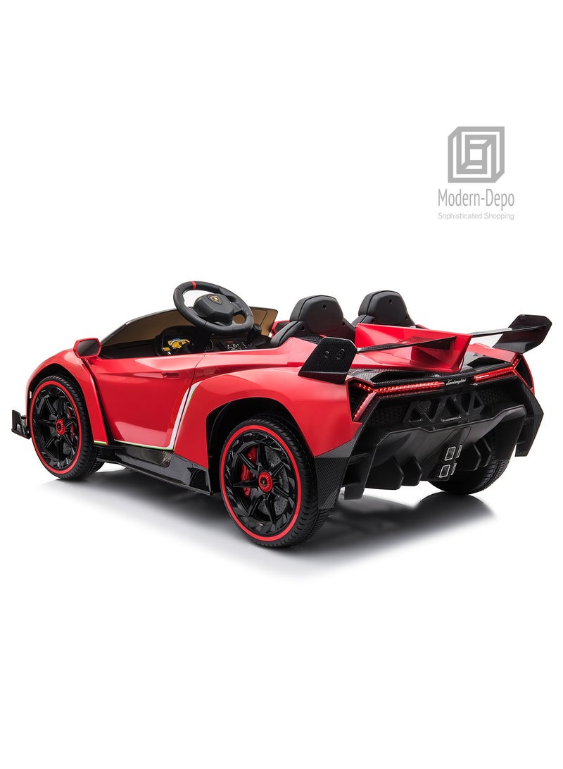 Lamborghini Veneno Ride-On Car with Remote Control For Kids