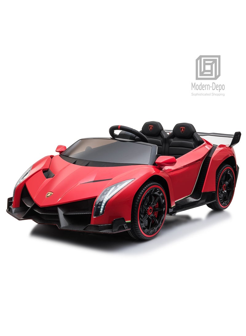 Lamborghini Veneno Ride-On Car with Remote Control For Kids