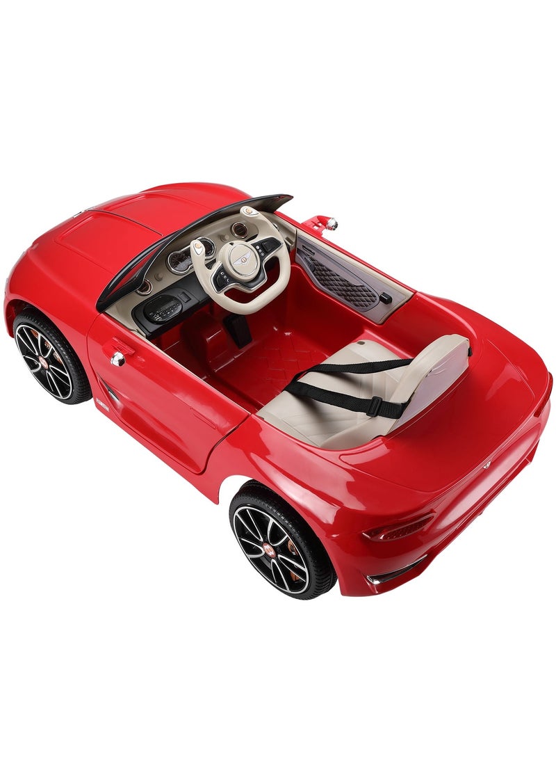 BENTLEY KIDS RIDE ON CAR 12V RED