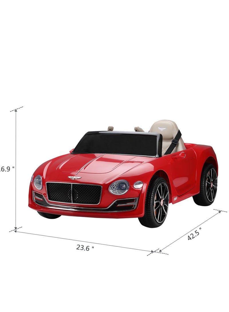 BENTLEY KIDS RIDE ON CAR 12V RED