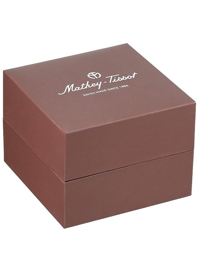 Mathy Quartz White Dial Ladies Watch D809PQI