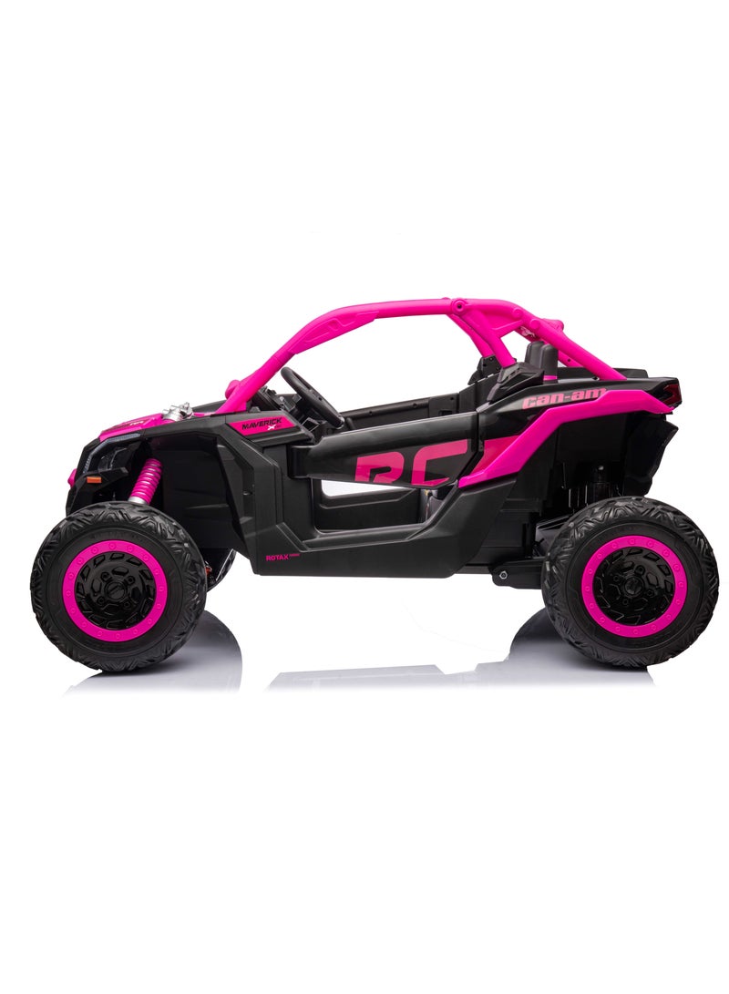 Lovely Baby Kids Battery Operated Powered Riding, Ride on Jeep LB 1000EL, Ride on Cars w/ Remote Control, with LED Lights, Music Player - Pink