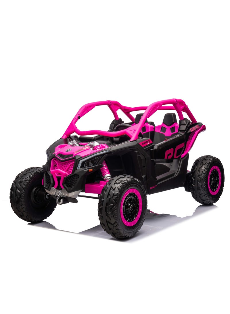 Lovely Baby Kids Battery Operated Powered Riding, Ride on Jeep LB 1000EL, Ride on Cars w/ Remote Control, with LED Lights, Music Player - Pink