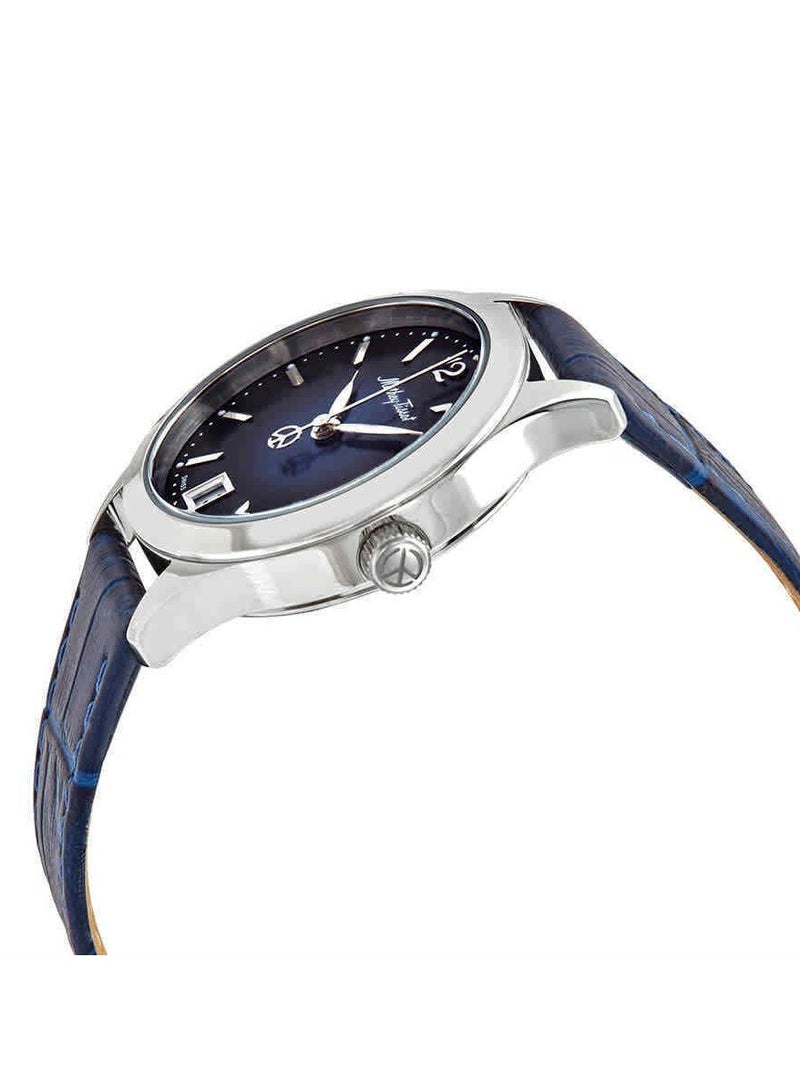 Urban Blue Dial Blue Leather Men's Watch H411ABU