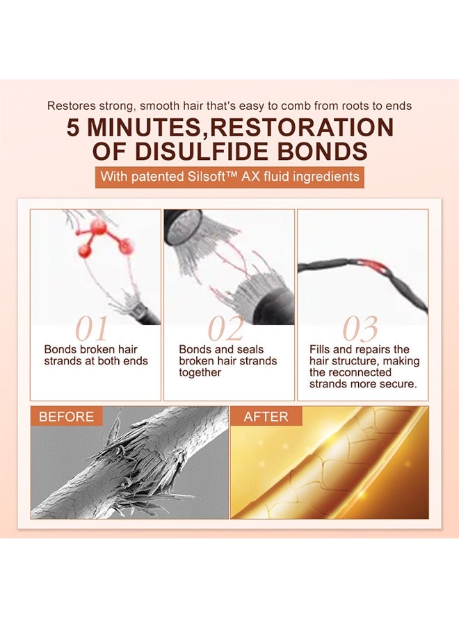 Disulfide Bond Reductive Hair Mask- Hair Strengthening Moisturizing Nourishing & Repair Damaged Hair Follicles Instant Hair Treatment Mask for Smooth & Shine Hair 100g