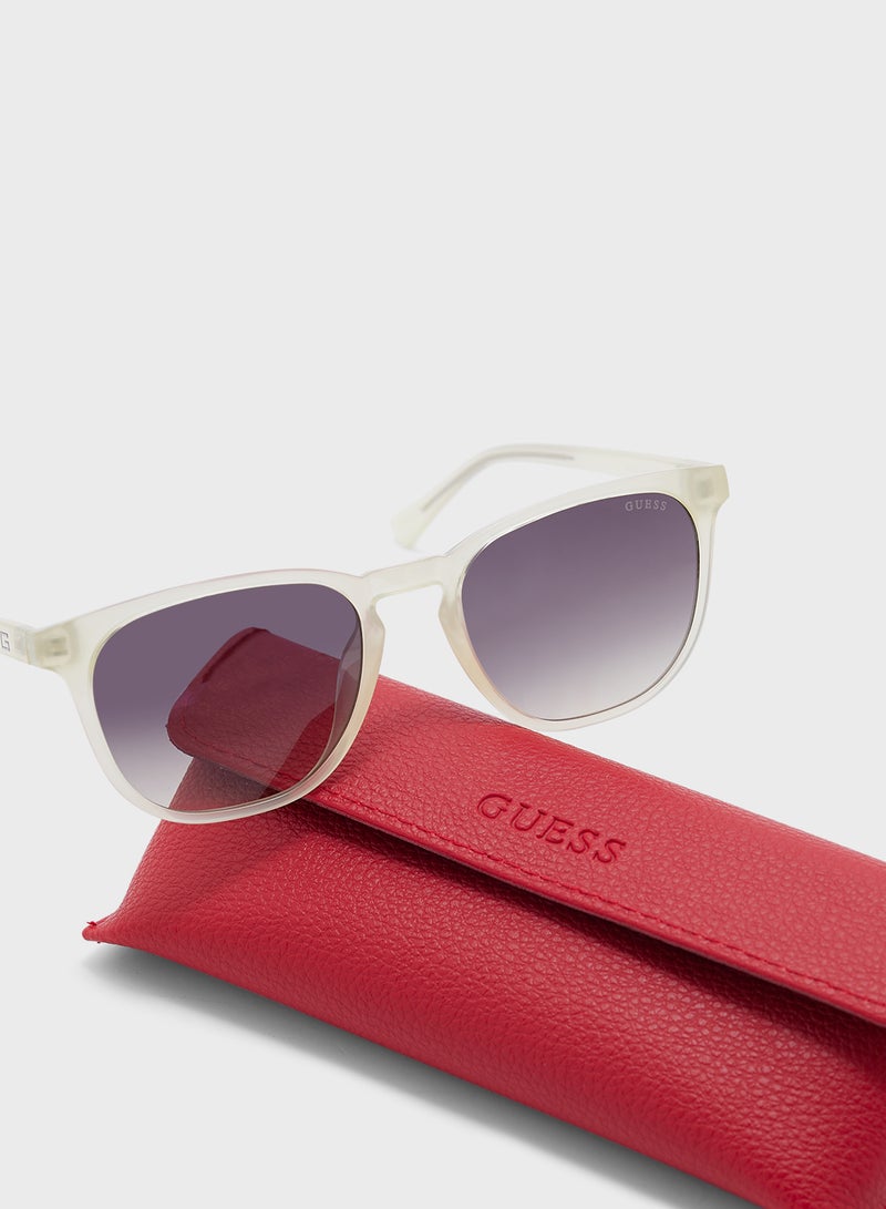 Uv Protected Round Sunglasses