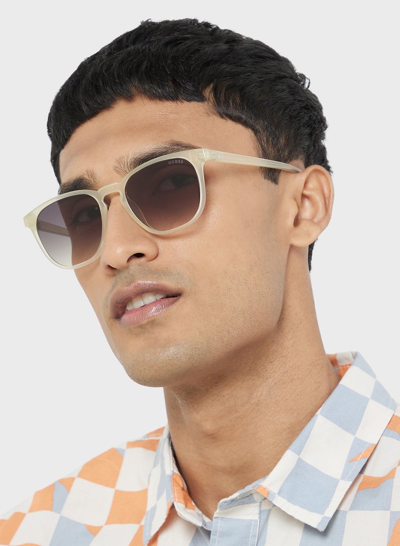Uv Protected Round Sunglasses