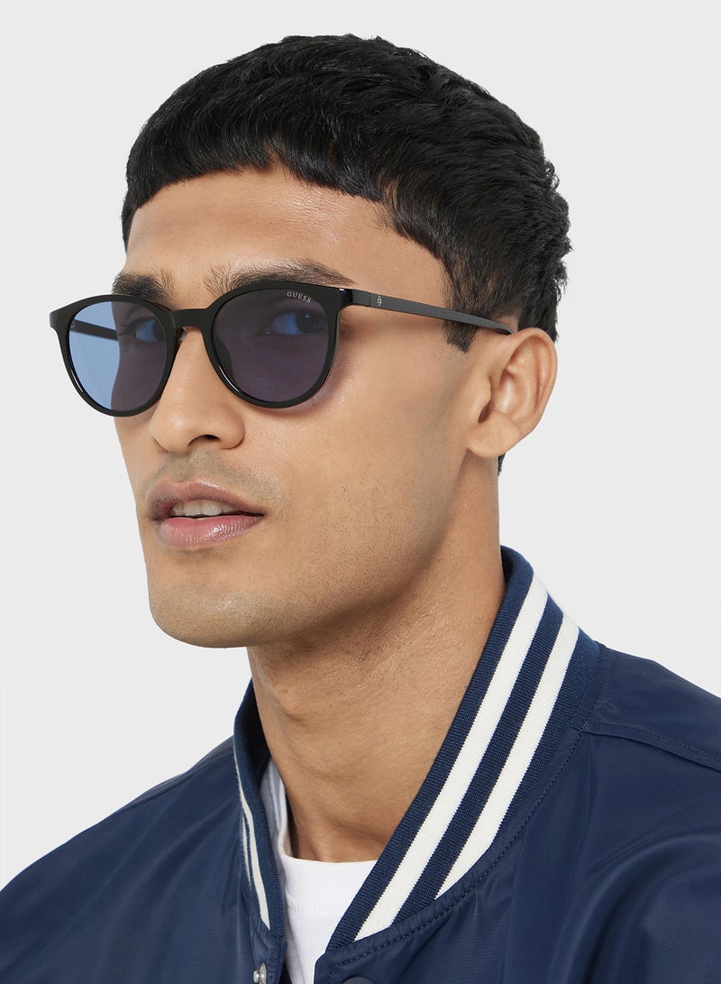 Uv Protected Round Sunglasses