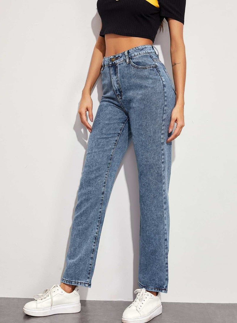 High Rise Mom Jeans