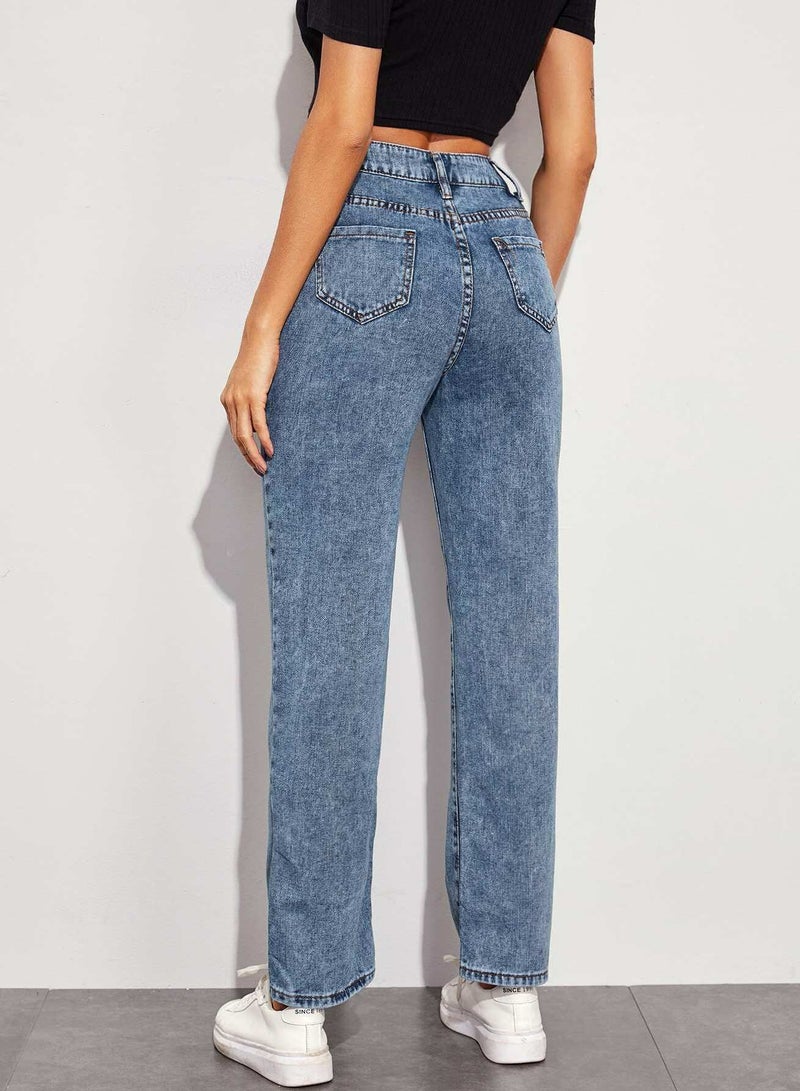 High Rise Mom Jeans