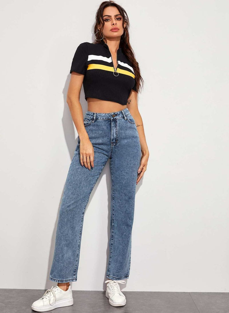 High Rise Mom Jeans