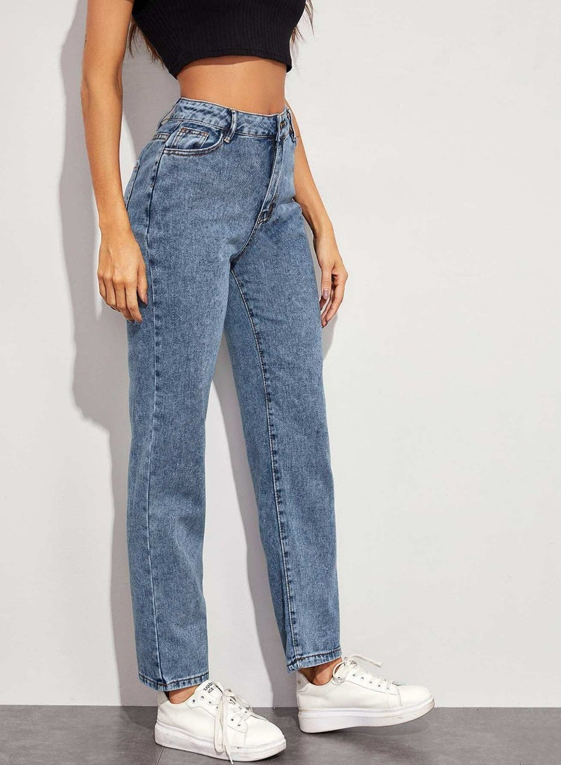 High Rise Mom Jeans