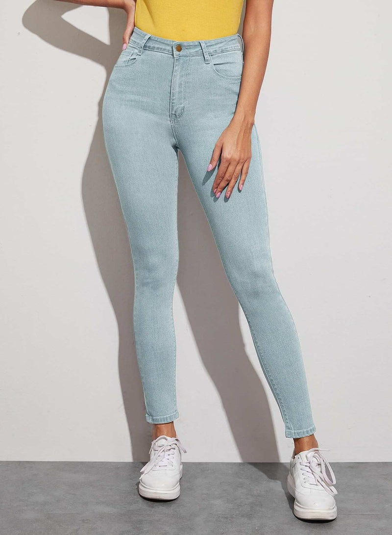 Highest-Rise High Stretch Skinny Jeans