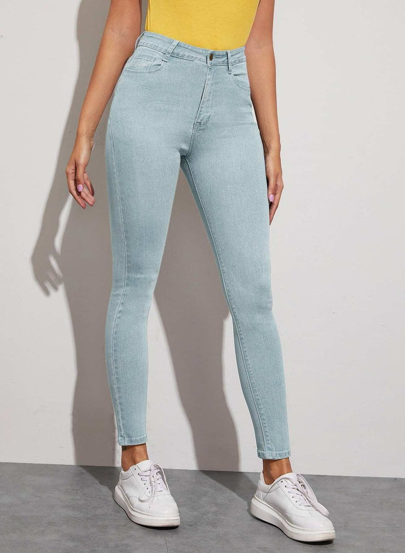 Highest-Rise High Stretch Skinny Jeans