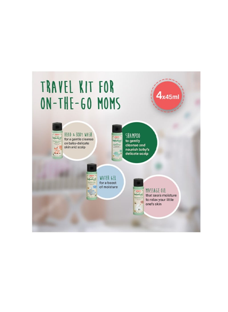 Natural Botanical Baby Travel set