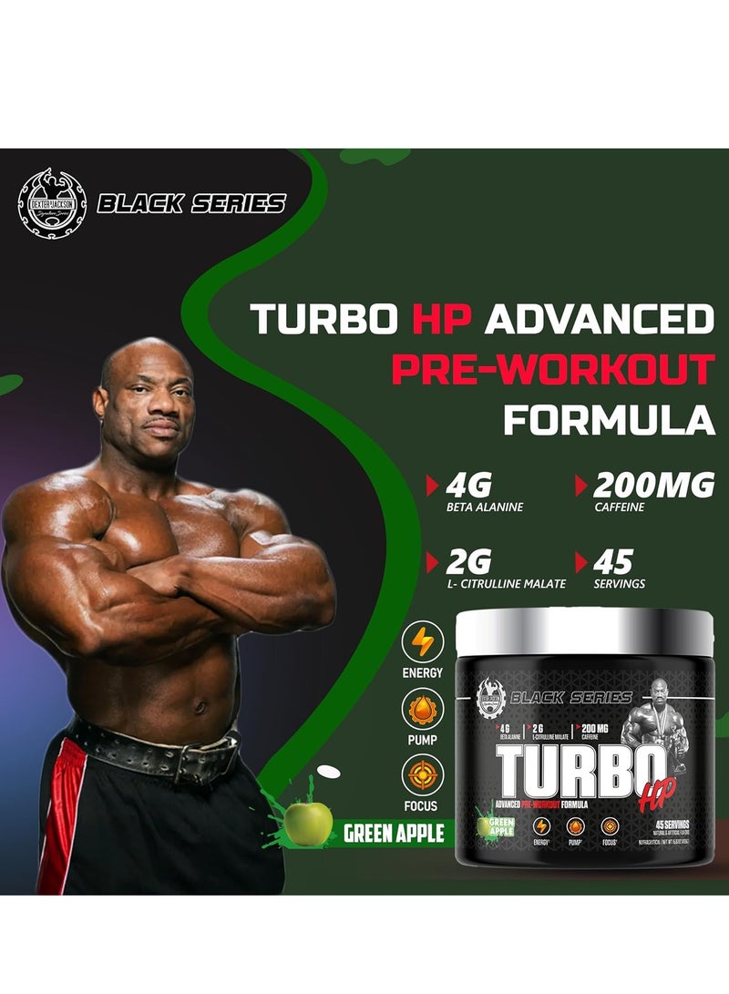 Dexter Jackson Black Series Turbo HP Pre Workout | Watermelon | 450g | 45 Servings