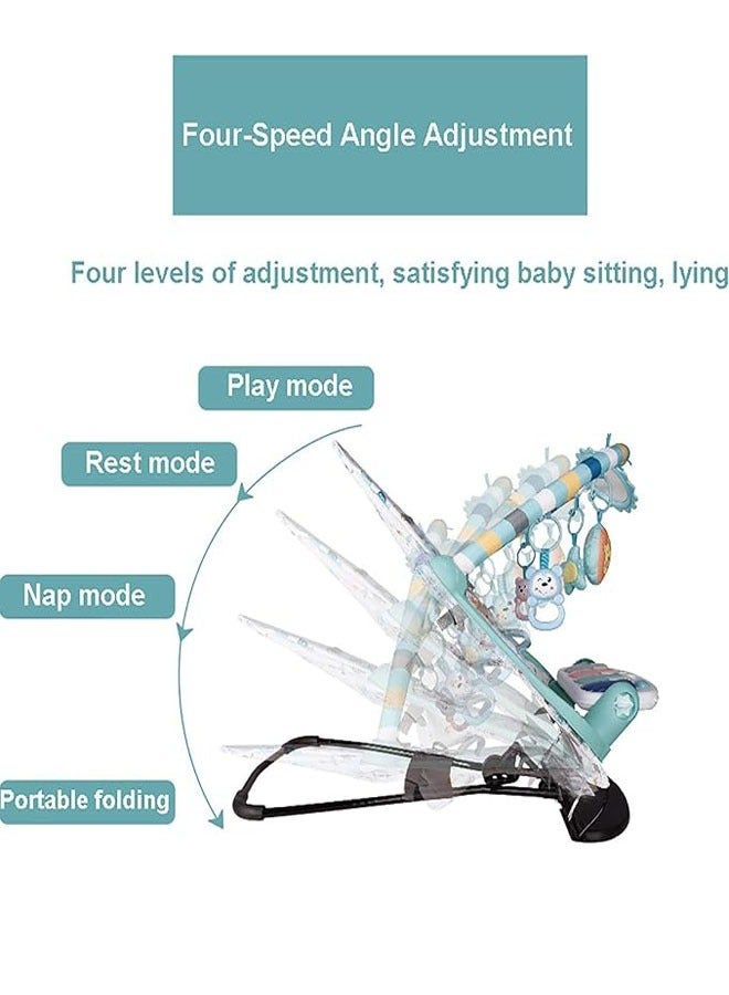 Baby Swing Bouncer Electric Rocking Chair with Pedal Piano
