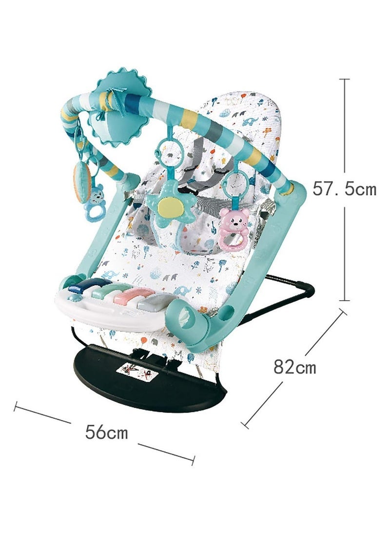 Baby Swing Bouncer Electric Rocking Chair with Pedal Piano