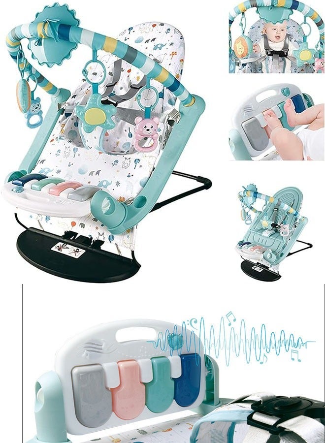 Baby Swing Bouncer Electric Rocking Chair with Pedal Piano