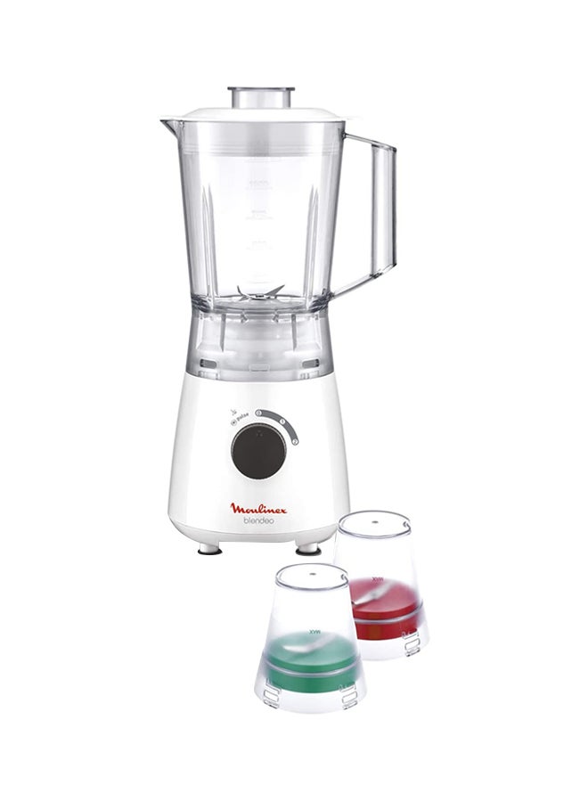 Blendeo Blender With Grinder/Grater/Ice Crush Function 1.5 L 400 W LM2A3127 White/Clear