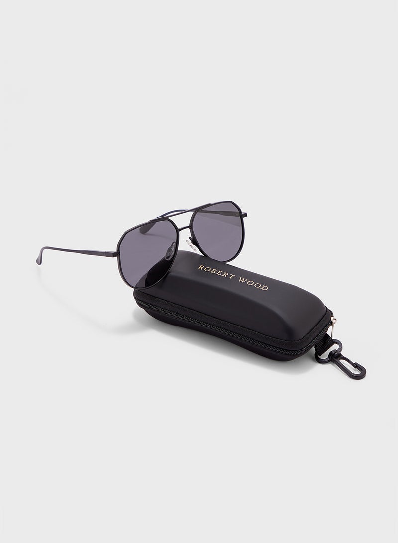 Polarized Lens Aviator Sunglasses