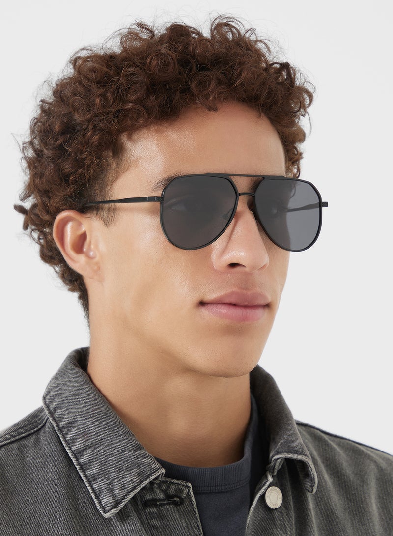 Polarized Lens Aviator Sunglasses