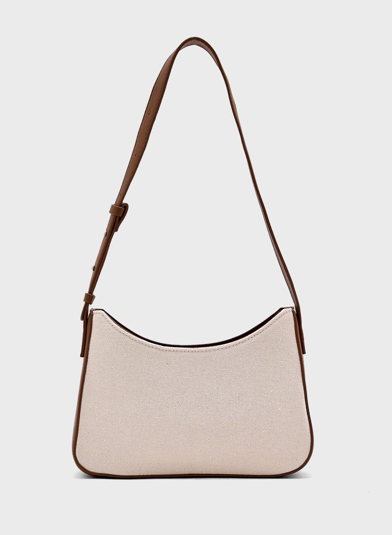 Color Block Shoulder Bag