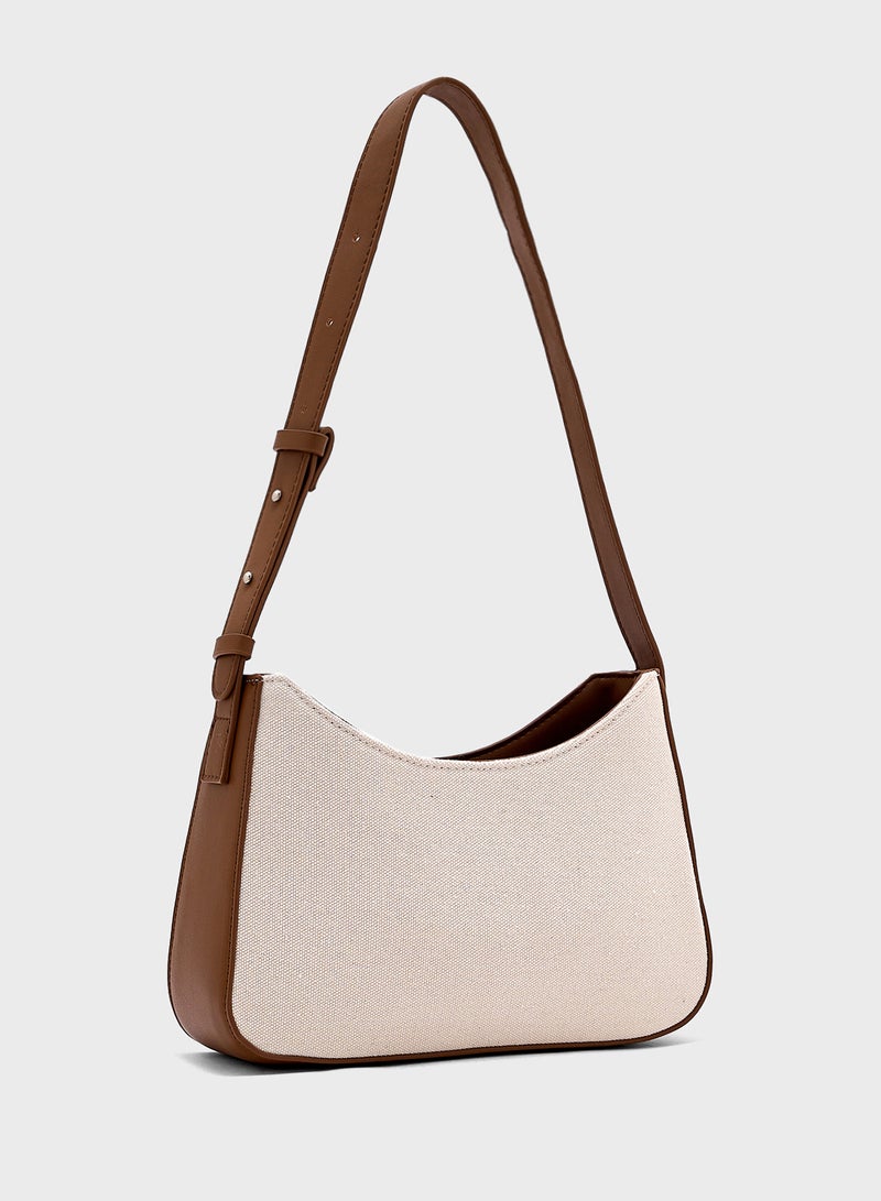 Color Block Shoulder Bag