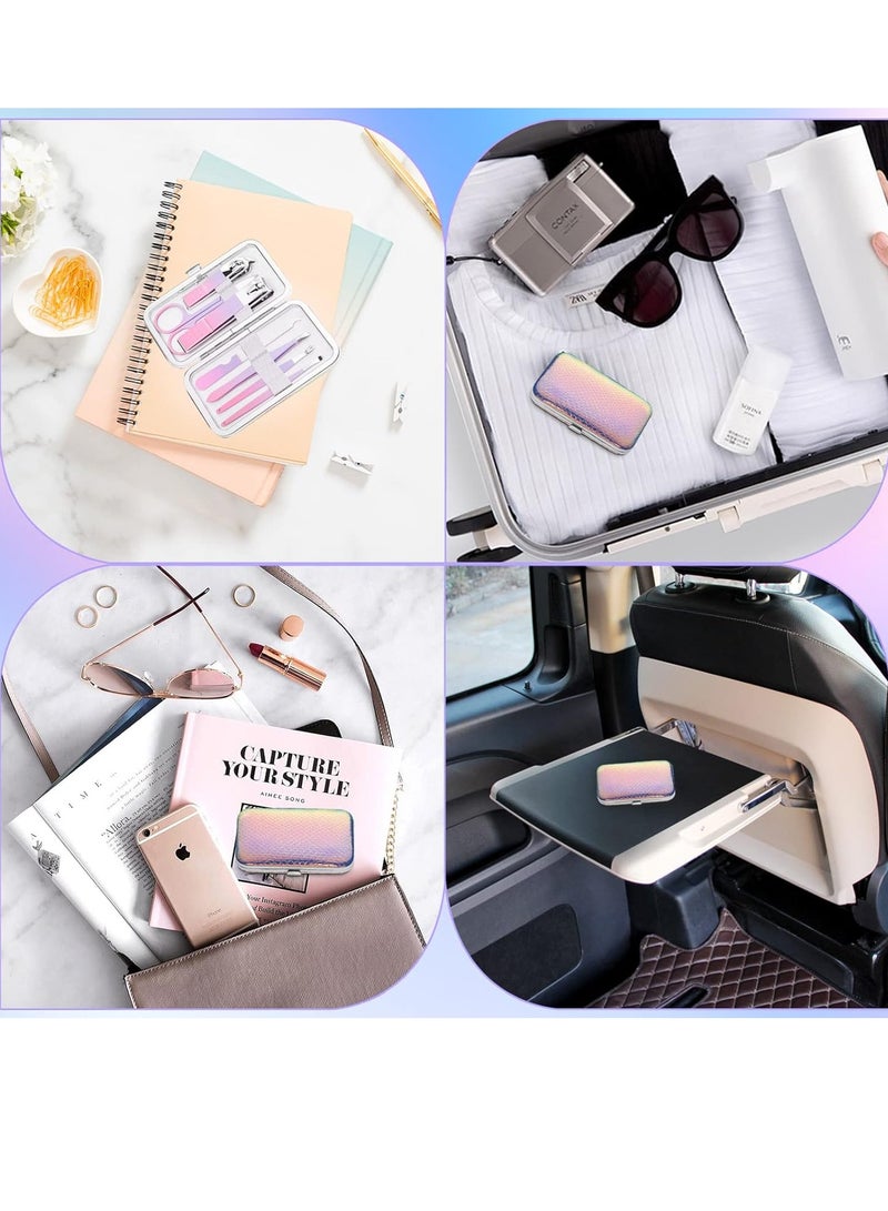 Manicure Set Women Nail Clippers Manicure Pedicure Kit Basis Stainless Steel Manicure Kit Grooming Kit Nail Clipper Set Personal Nail Care Tools with Travel Case Gift for Women