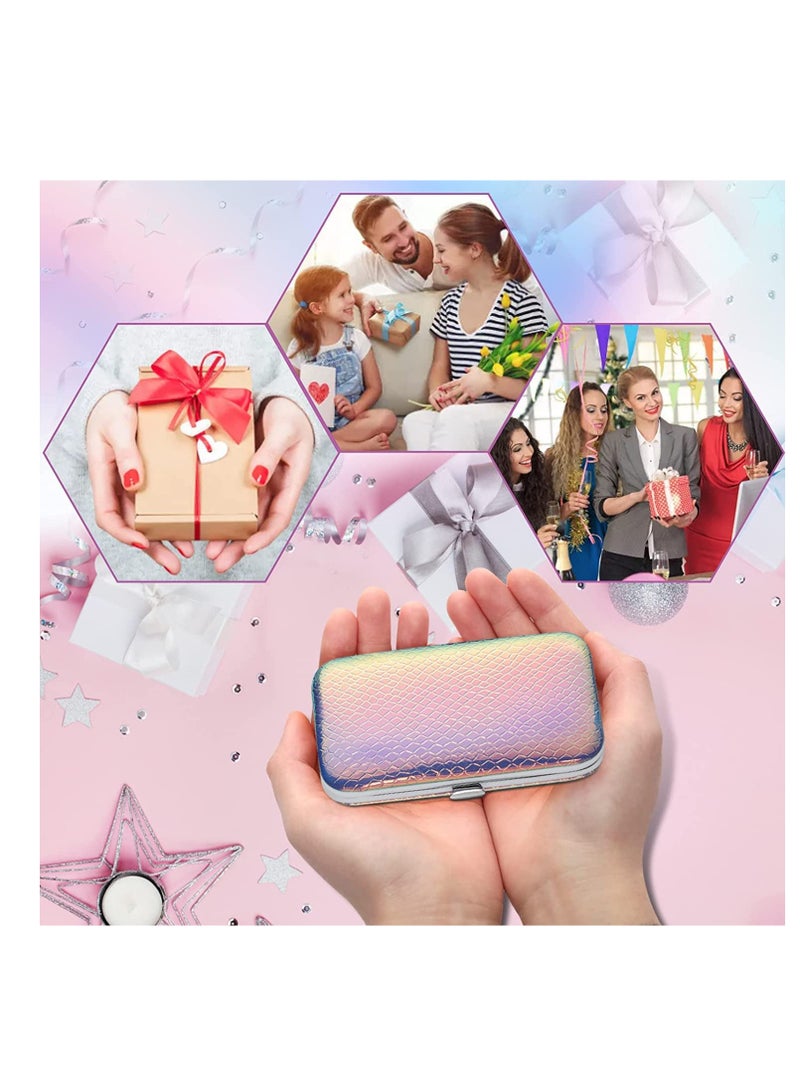 Manicure Set Women Nail Clippers Manicure Pedicure Kit Basis Stainless Steel Manicure Kit Grooming Kit Nail Clipper Set Personal Nail Care Tools with Travel Case Gift for Women