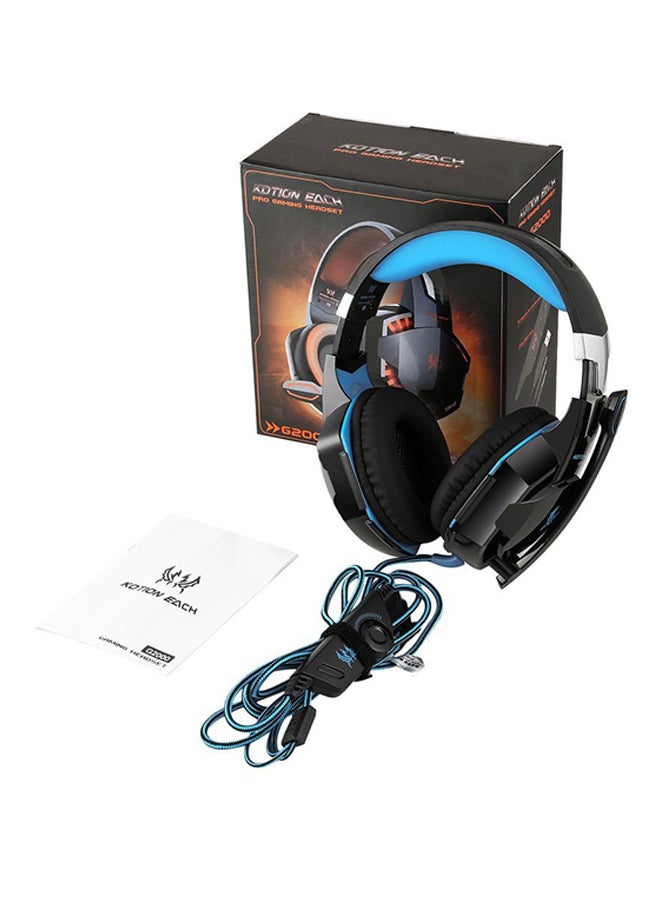 Over-Ear Gaming Headset With Noise Cancelling Mic For PS4/PS5/XOne/XSeries/NSwitch/PC
