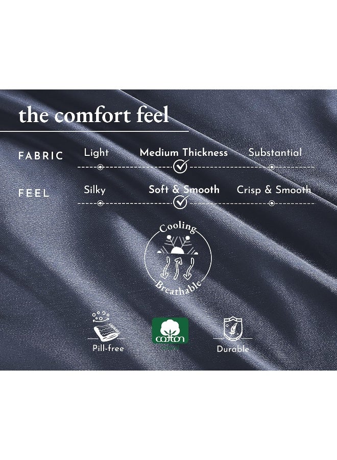 Cotton Duvet Cover With Button Closure