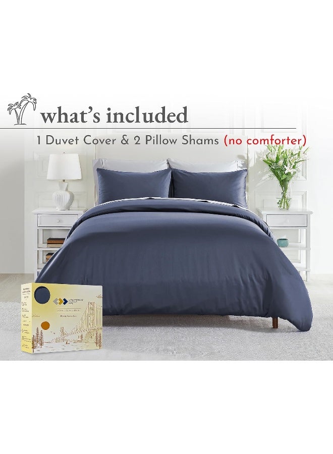 Cotton Duvet Cover With Button Closure