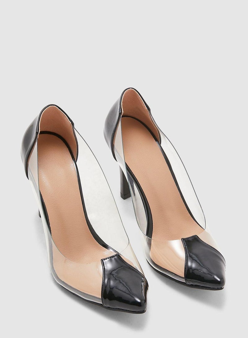 Pointed Toe Pump - Black