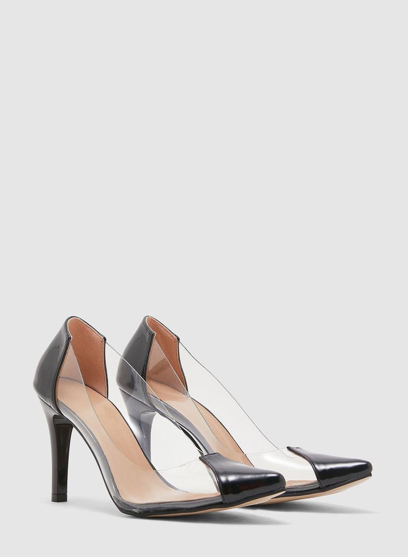 Pointed Toe Pump - Black