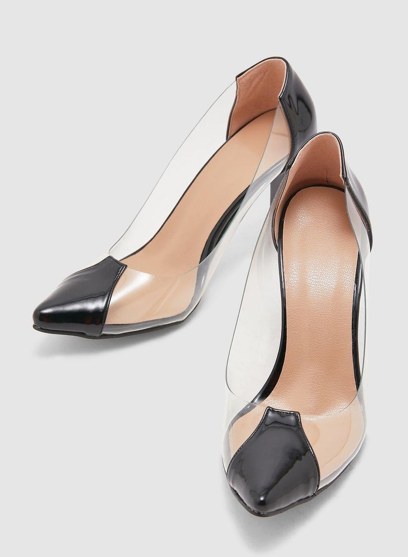 Pointed Toe Pump - Black