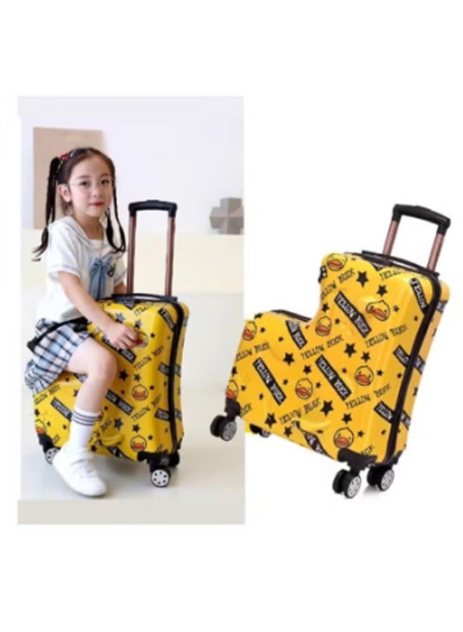 Children's luggage Buffy Duck yellow