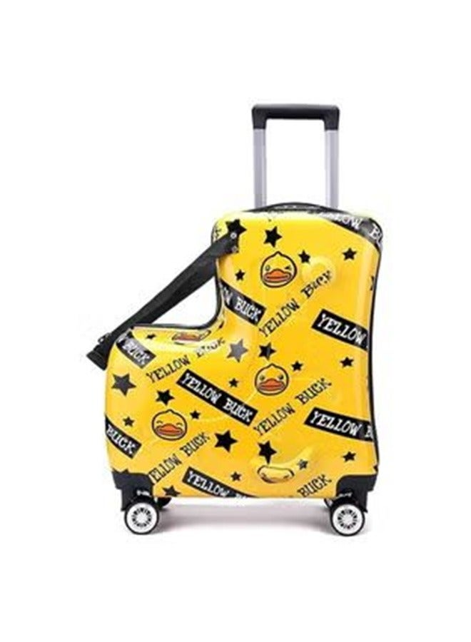 Children's luggage Buffy Duck yellow