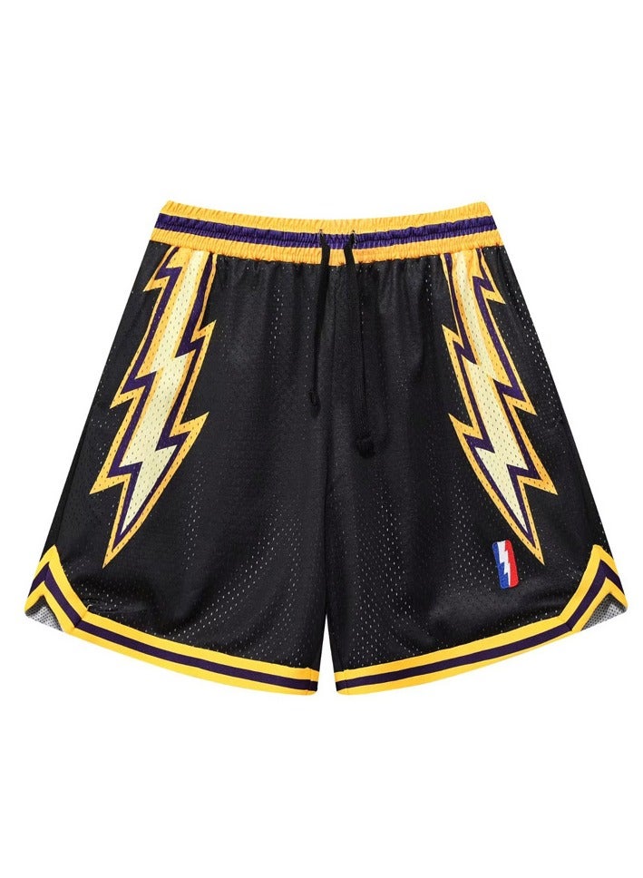 New Quarter Double Layered Mesh Sports Basketball Shorts