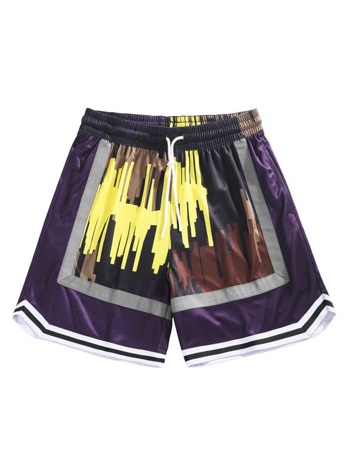 New Printed Casual Sports Three Quarter Shorts