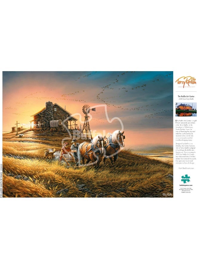 Buffalo Games - Terry Redlin - for Amber Waves of Grain - 1000 Piece Jigsaw Puzzle