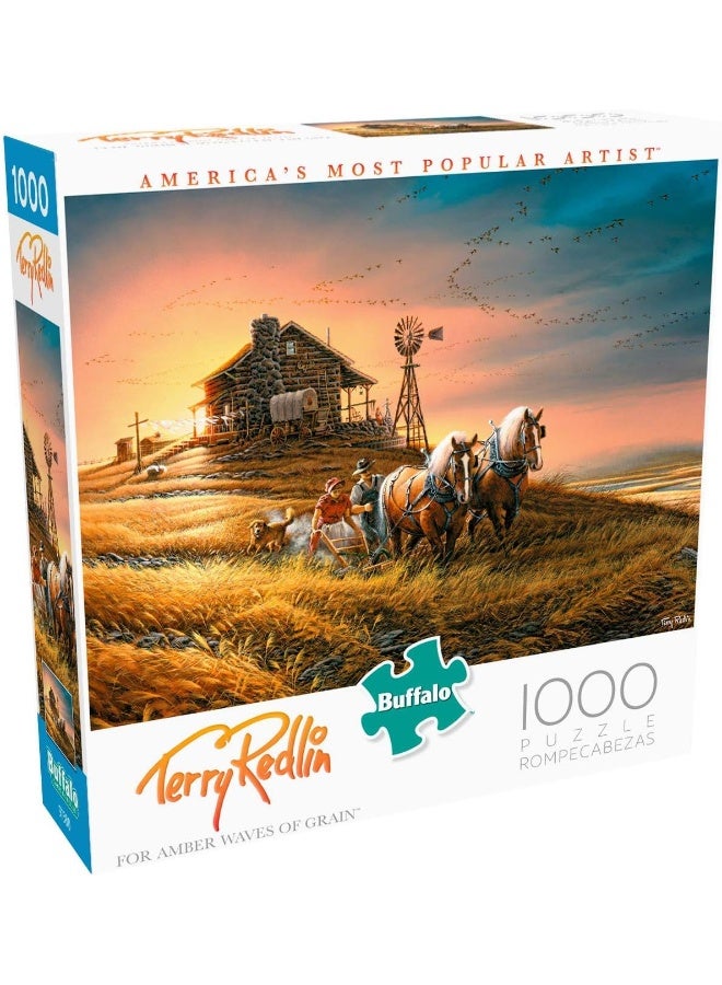 Buffalo Games - Terry Redlin - for Amber Waves of Grain - 1000 Piece Jigsaw Puzzle