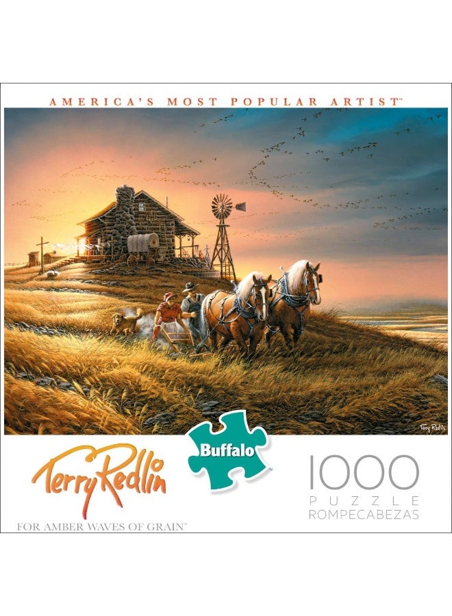 Buffalo Games - Terry Redlin - for Amber Waves of Grain - 1000 Piece Jigsaw Puzzle